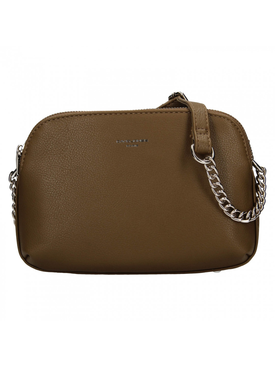 Dámská crossbody kabelka David Jones Petresco – zeleno-hnědá